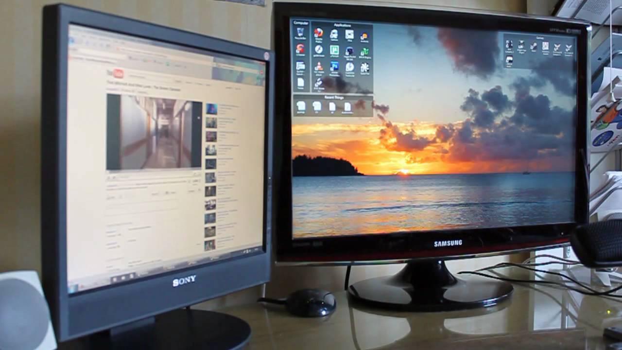 How Dual Monitors Work Youtube