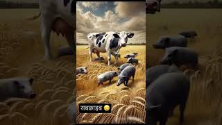 गई  कितनी मैनेट कर टी एच #cow #motivation #facts #animals #shortsvideo