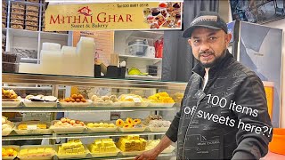 London Ramadan Mithai Ghar New Shop, 100 variety of sweets \u0026 Special Offer! in Roman Road #sweet  ￼￼