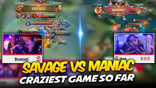 THIS GAME is CRAZY! 🤯 BOTH GOLD LANERS are INSANE, SAVAGE vs MANIAC . . . 🥶