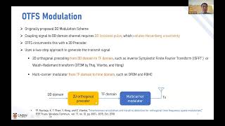 [Aug 26 2024] OTFS SIG Online Seminar Prof Yuan: Characteristics and performance of ODDM waveform