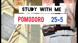 Vlog#12/STUDY WITH ME!(1 hour POMODORO technique, classical study music) | ft. 25-min focus blocks|