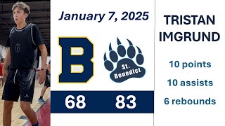 January 07, 2025 Bishop Alexander Carter vs St. Ben’s | Tristan Imgrund Highlights