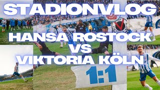 KAMPF UM DIE AUFSTIEGSRÄNGE! HANSA ROSTOCK VS VIKTORIA KÖLN | 3. Liga - Stadionvlog