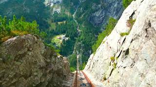 Gelmer Funicular in 4K, Switzerland