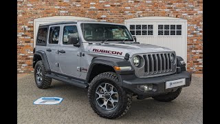 2020 70 JEEP WRANGLER 2.0 RUBICON IN SILVER WITH BLACK LEATHER INTERIOR