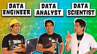 What's the DIFFERENCE Between Data Engineer, Analyst, and Scientist?