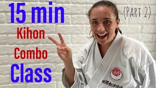 Karate training: 15min combo class
