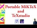 Portable MiKTeX and TeXstudio