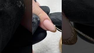 Gold french tip nails #nails #nailart #naildesign #nailtech #frenchtipnails #acrylicnails