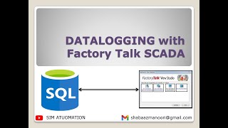 |DATA| |LOGGING| IN |Factory Talk SCADA| WITH |MYSQL| |SERVER| #tutorial by @simautomation