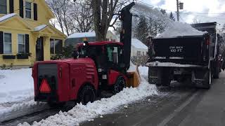 MV 4 with Snow Blower attachment