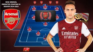 New Arsenal Potential 4-3-3 Line Up With Lautaro Martinez Next Season Under Mikel Arteta