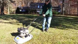 California Trimmers RC190-GCV160 Hover Mower Cutting Grass