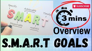 SMART in 3 Minutes, QUICK SMART GOALS OVERVIEW