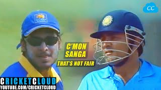Sehwag's Cheeky Runout by Sangakkara | Sehwag didn't Expect it !!