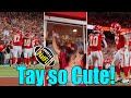 Travis Kelce & Taylor Swift Celebrate Isiah Pacheco's Touchdown