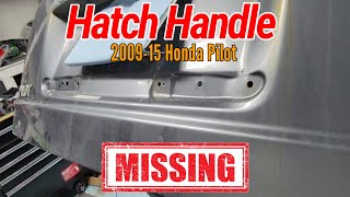 CHEAP FIT Honda Pilot Repair Rear Hatch Handle  #lowbudget #autorepair #mechanic