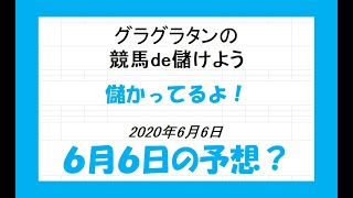 グラグラタンの競馬予想！？　６月６日（土）分