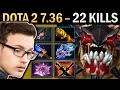 Lifestealer Gameplay Miracle with 22 Kills and Shard - Dota 2 7.36