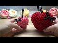 serce ze wstążki metodą kanzashi na walentynki diy