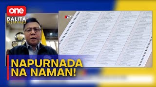 Reprinting ng mga balota, napurnada na naman! | One Balita Pilipinas