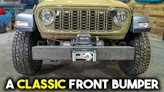 A Classic Front Bumper for our 2025 Jeep Wrangler