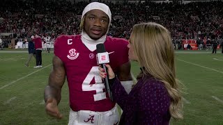 Jalen Milroe details how Alabama’s mindset was key to Iron Bowl win vs. Auburn | ESPN CFB