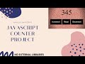JavaScript Projects for Beginners | JavaScript Counter Project | JavaScript Tutorial