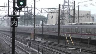 東武鉄道１００３０系５０番台準急森林公園行き朝霞駅到着