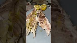 Whole Salt-Crusted Snapper Deboned Tableside Impressive Shocked Big Fish Recipe Tutorial🦈🐟| #viral