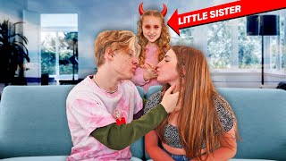 Introducing My GIRLFRIEND To My EVIL Little Sister **gone wrong** π|Lev Cameron