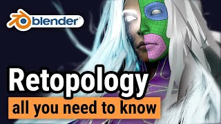 Retopology in Blender Tutorial - a guide to retopologize everything