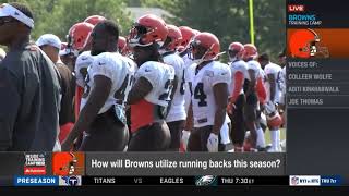 How will Cleveland Browns utilize running backs this season?