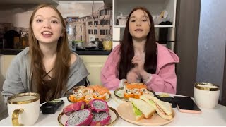 МУКБАНГ РОЛЛЫ/СЭНДВИЧИ/ПИТАХАЙЯ #мукбангроссия #mukbang #asmr #мукбангроллы