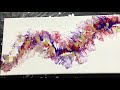 56 acrylic pouring back to basics blowing with a straw