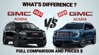 2023 GMC Acadia vs All New 2024 GMC Acadia (AT4) - What's the difference?