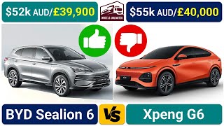 Xpeng G6 vs BYD Sealion 6 DM-i Seal U Plugin Hybrid #xpengg6