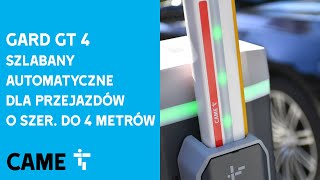 GARD GT4  Szlabany automatyczne dla przejazdów o szerokości do 4 metrów.