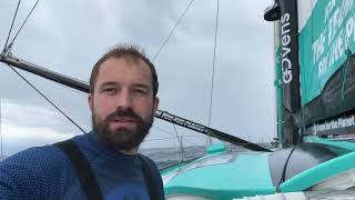 No wind day for Sam Goodchild on the Vendée Globe !