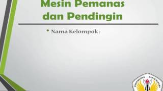 Termodinamika Konsep Mesin Pemanas dan Pendingin