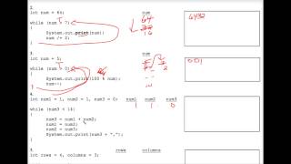 Java While Loop Worksheet #3