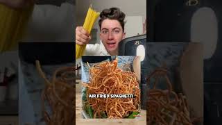 Cooking Air Fried Spaghetti!