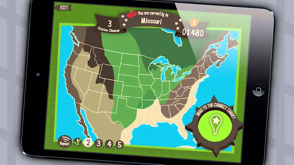 Geography Drive Usa 50 U S States Capitals Trivia Game Youtube