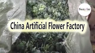 artificial flower factory, artificial flower material making, plastic flower supply and wholesale