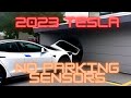 It's Tesla Vision READY but parking is still OLD SCHOOL! 2023 Model 3