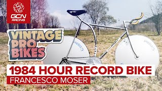 Francesco Moser's 1984 Hour Record Bike | GCN Racing Retro Pro Bikes