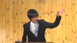 2015.8.9主日夕拝説教　武田将幸神学生