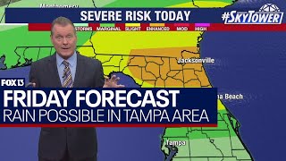 Tampa weather May 10, 2024 | some rain possible Friday