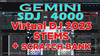 Gemini SDJ-4000 + Virtual DJ 2023 (Mapeo Personalizado WINDOWS/MAC)(by Franklin Carua DJ)